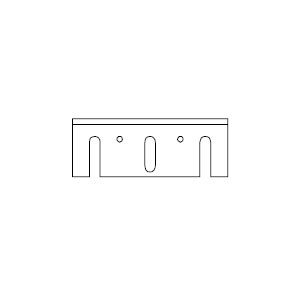 2 Stück Hobelmesser Skil 82mm x 29mm x 3mm Typ: 96H