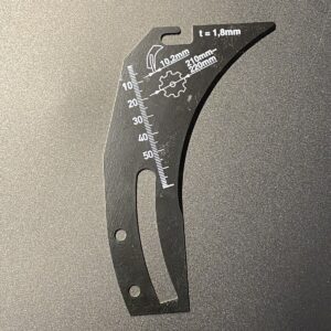 Alternative view of Elektra Beckum PK 200 / UK 220 Spaltkeil Stärke 1,8mm