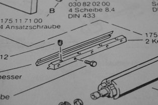 ELU DAH 176 Hobelmesser 210x16x3mm – Bild 3